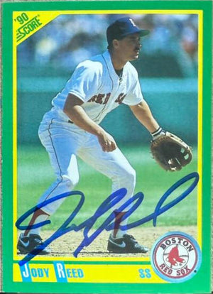 Carte de baseball Score signée par Jody Reed (1990) - Boston Red Sox n° 11