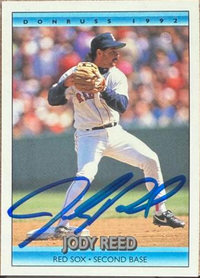 Carte de baseball Donruss 1992 signée par Jody Reed - Boston Red Sox #47