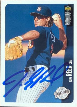 Carte de baseball Collector's Choice signée par Jody Reed (1996) - Padres de San Diego n° 298