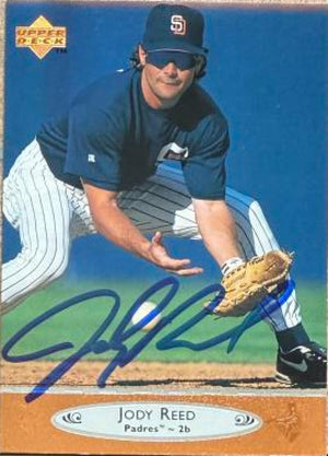 Carte de baseball Upper Deck signée par Jody Reed (1996) - Padres de San Diego n° 446