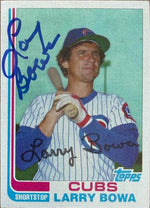 Larry Bowa Signed 1982 Topps Traded Baseball Card - Chicago Cubs #10T