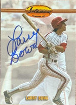 Larry Bowa Signed 1993 Ted Williams Baseball Card - Philadelphia Phillies #71
