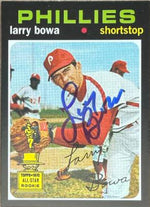 Larry Bowa Signed 2005 Topps Rookie Cup Reprints Baseball Card - Philadelphia Phillies #23