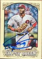 Domonic Brown Signed 2014 Topps Gypsy Queen Baseball Card - Philadelphia Phillies #11