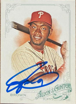 Domonic Brown Signed 2015 Topps Allen & Ginter Baseball Card - Philadelphia Phillies #61