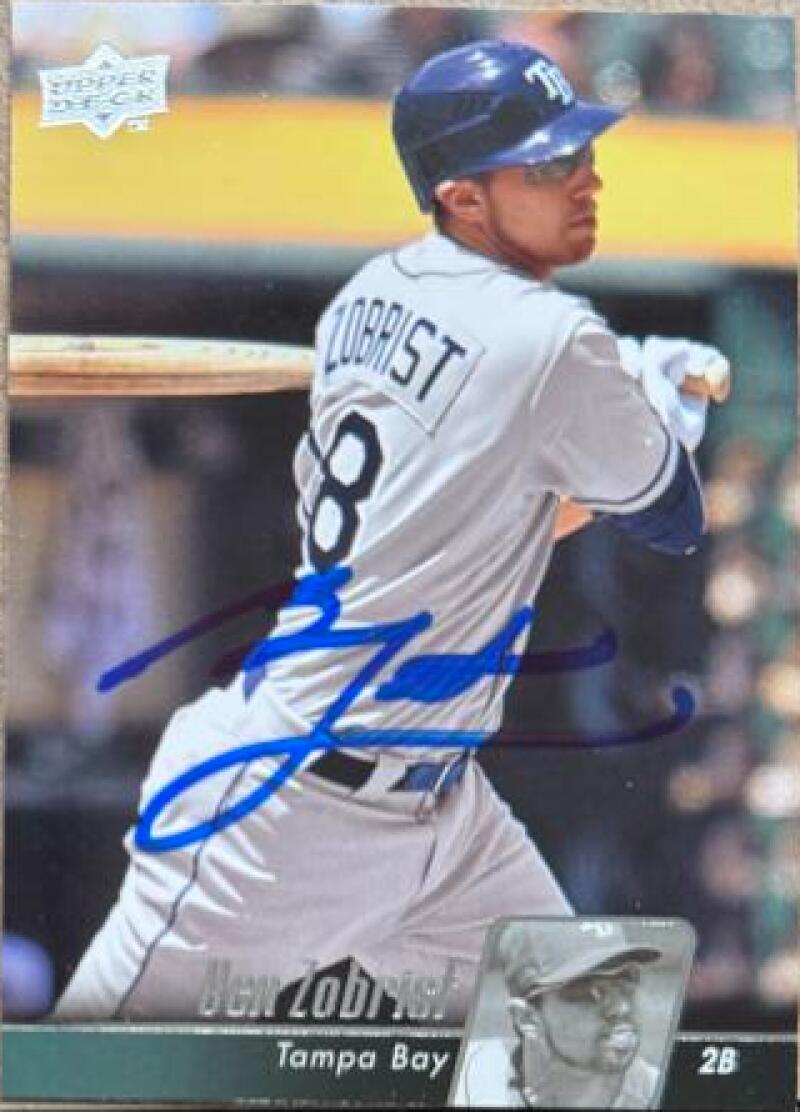 Ben Zobrist Signed 2010 Upper Deck Baseball Card - Tampa Bay Rays #477