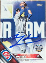 Ben Zobrist Signed 2016 Topps Update Baseball Card - Chicago Cubs #US50 ASG