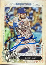 Ben Zobrist Signed 2017 Topps Gypsy Queen Baseball Card - Chicago Cubs #201