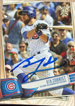 Ben Zobrist Signed 2019 Topps Big League Baseball Card - Chicago Cubs #63