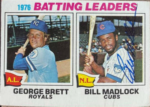 Bill Madlock Signed 1977 Topps Baseball Card #1 - Chicago Cubs