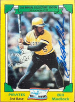 Bill Madlock Signed 1982 Topps Drake's Big Hitters Baseball Card #23 - Pittsburgh Pirates