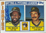 Bill Madlock Signed 1984 Topps Baseball Card #696 - Pittsburgh Pirates