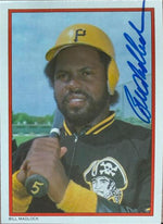 Bill Madlock Signed 1984 Topps All-Star Glossy Baseball Card #19 - Pittsburgh Pirates