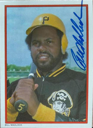 Bill Madlock Signed 1984 Topps All-Star Glossy Baseball Card #19 - Pittsburgh Pirates