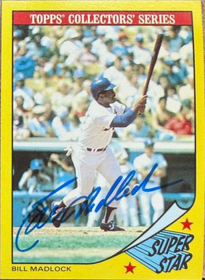 Bill Madlock Signed 1986 Topps Champion Superstars Baseball Card #19 - Los Angeles Dodgers
