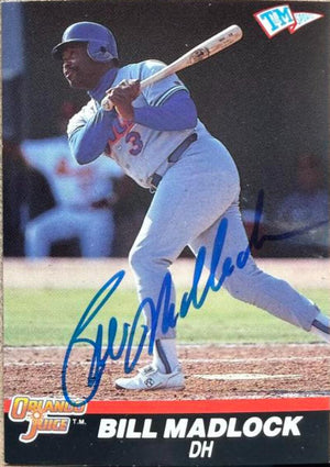 Bill Madlock Signed 1989-90 T&M Senior League Baseball Card #69