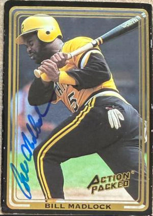 Bill Madlock Signed 1993 Action Packed All-Star Gallery Baseball Card - Pittsburgh Pirates
