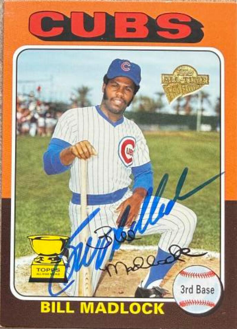 Bill Madlock Signed 2003 Topps All-Time Fan Favorites Baseball Card #68 - Chicago Cubs