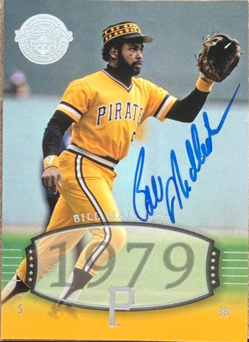 Bill Madlock Signed 2004 Upper Deck Legends Timeless Teams Baseball Card - Pittsburgh Pirates