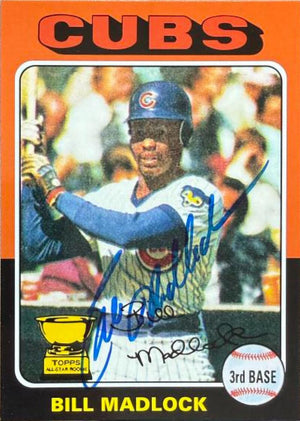 Bill Madlock Signed 2005 Topps Rookie Cup Reprints Baseball Card #32 - Chicago Cubs