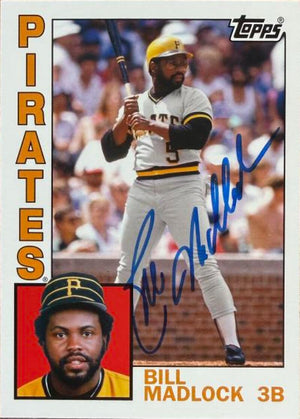 Bill Madlock Signed 2012 Topps Archives Baseball Card #213 - Pittsburgh Pirates