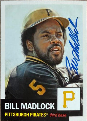 Bill Madlock Signed 2024 Topps Living Set Baseball Card #779 PR1390 Artist Jared Kelley