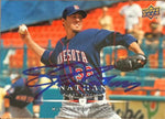 Joe Nathan Signed 2008 Upper Deck First Edition Baseball Card #227 - Minnesota Twins