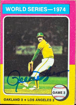 Rollie Fingers Autographed 1975 Topps Mini Baseball Card #463 - Oakland Athletics