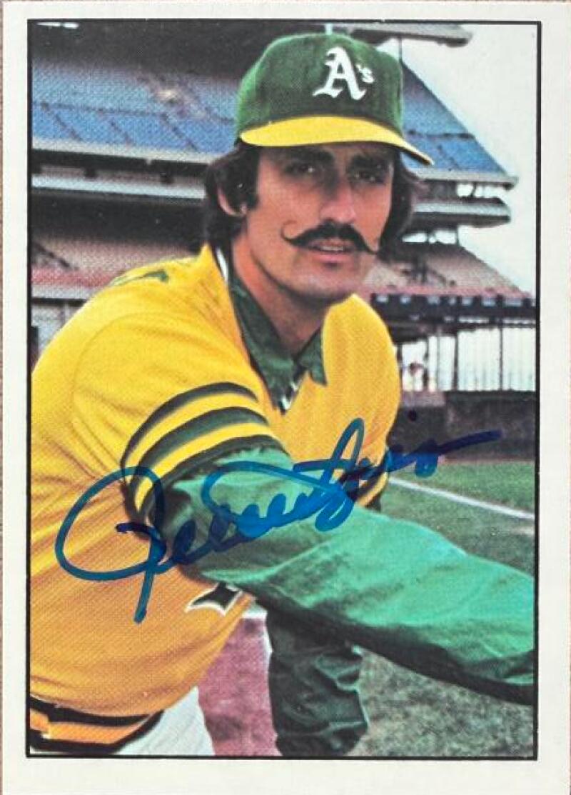 Rollie Fingers Autographed 1976 SSPC Baseball Card #480 - Oakland Athletics