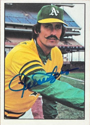 Rollie Fingers Autographed 1976 SSPC Baseball Card #480 - Oakland Athletics