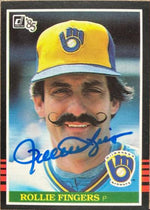 Rollie Fingers Autographed 1985 Donruss Baseball Card #292 - Milwaukee Brewers