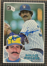 Rollie Fingers Autographed 1985 Donruss Action All-Stars Baseball Card #36 - Milwaukee Brewers