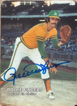 Rollie Fingers Autographed 1987 Mother's Cookies All Time - Oakland Athletics All-Stars SGA Baseball Card #10