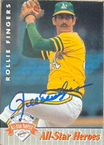 Rollie Fingers Autographed 1992 Upper Deck All-Star FanFest Baseball Card #45 - Oakland Athletics