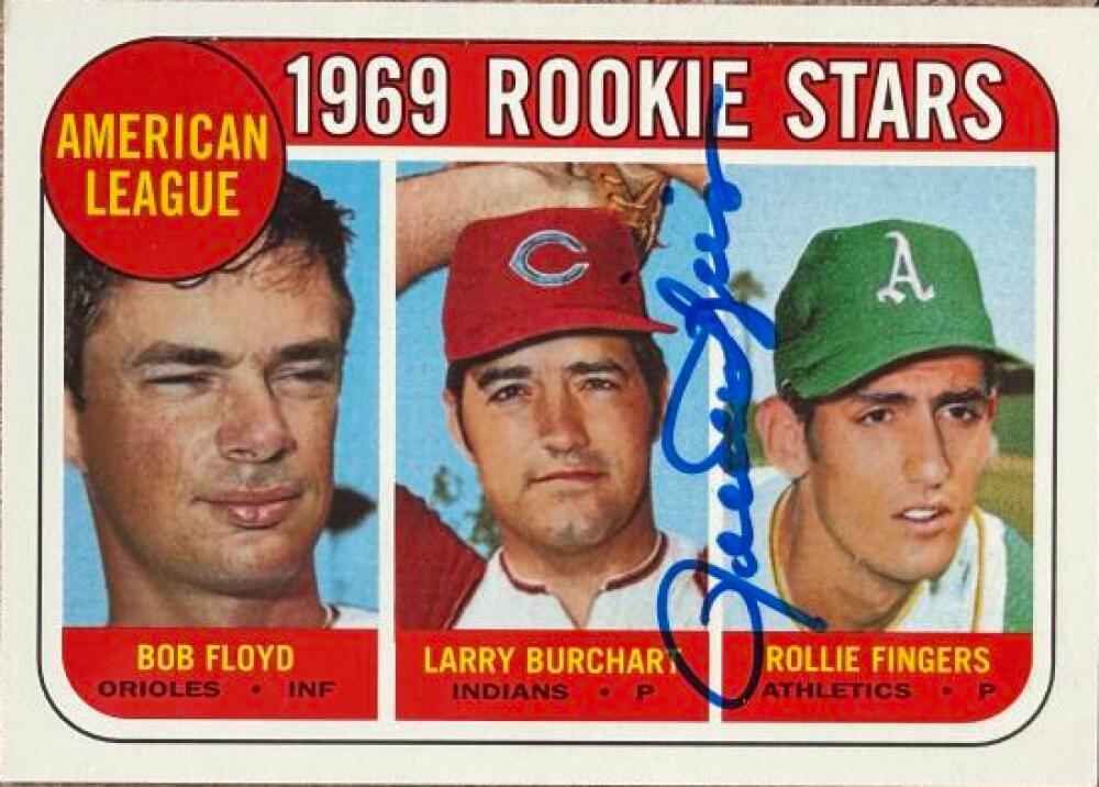 Rollie Fingers Autographed 1997 Topps Stars Rookie Reprints Baseball Card - Oakland A's