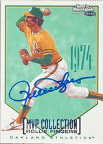 Rollie Fingers Autographed 1998 Sports Illustrated World Series Fever MVP Collection Baseball Card #5MC - Oakland Athletics