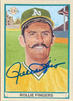 Rollie Fingers Autographed 2003 Upper Deck Play Ball Baseball Card #53 - Oakland Athletics