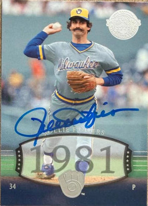 Rollie Fingers Autographed 2004 Upper Deck Legends Timeless Teams Baseball Card #212 1981 - Milwaukee Brewers