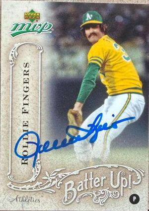Rollie Fingers Autographed 2005 Upper Deck MVP Batter Up! Baseball Card #BU-36 - Oakland Athletics
