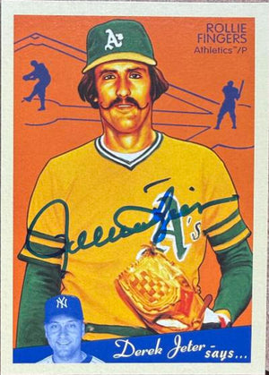 Rollie Fingers Autographed 2008 Upper Deck Goudey Baseball Card #136 - Oakland Athletics