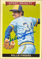 Rollie Fingers Autographed 2009 Upper Deck Goudey Baseball Card #254 - Milwaukee Brewers