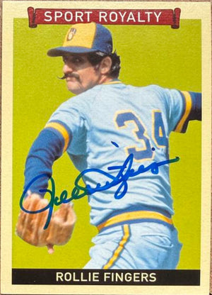 Rollie Fingers Autographed 2009 Upper Deck Goudey Baseball Card #254 - Milwaukee Brewers