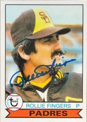 Rollie Fingers Autographed 2016 Topps Berger's Best Baseball Card #BB2-1979 - San Diego Padres