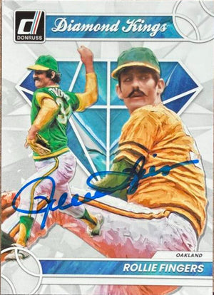 Rollie Fingers Autographed 2023 Donruss Baseball Card #18 DK - Oakland A's