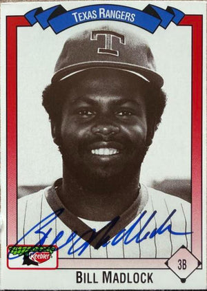 Bill Madlock Signed 1993 Keebler Baseball Card - Texas Rangers #237