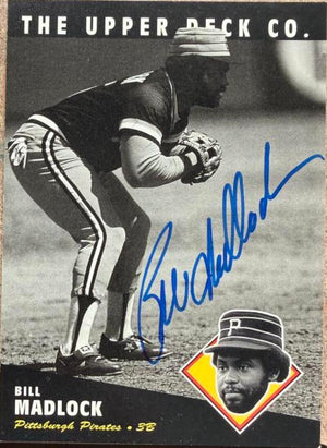 Bill Madlock Signed 1994 Upper Deck All-Time Heroes Baseball Card - Pittsburgh Pirates #74