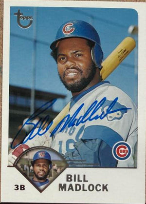 Bill Madlock Signed 2003 Topps Retired Signature Edition Baseball Card - Chicago Cubs #98
