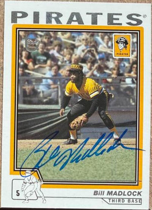 Bill Madlock Signed 2004 Topps Retired Signature Edition Baseball Card - Pittsburgh Pirates #101