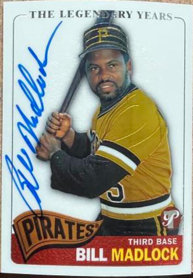 Bill Madlock Signed 2005 Topps Pristine Legends Baseball Card - Pittsburgh Pirates #57