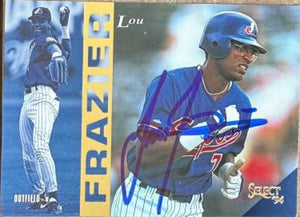 Lou Frazier Signed 1994 Score Select Baseball Card - Montreal Expos #263